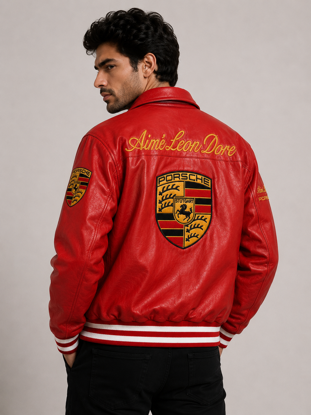 ERA Racing Legacy Premium Leather Jacket – Red Edition