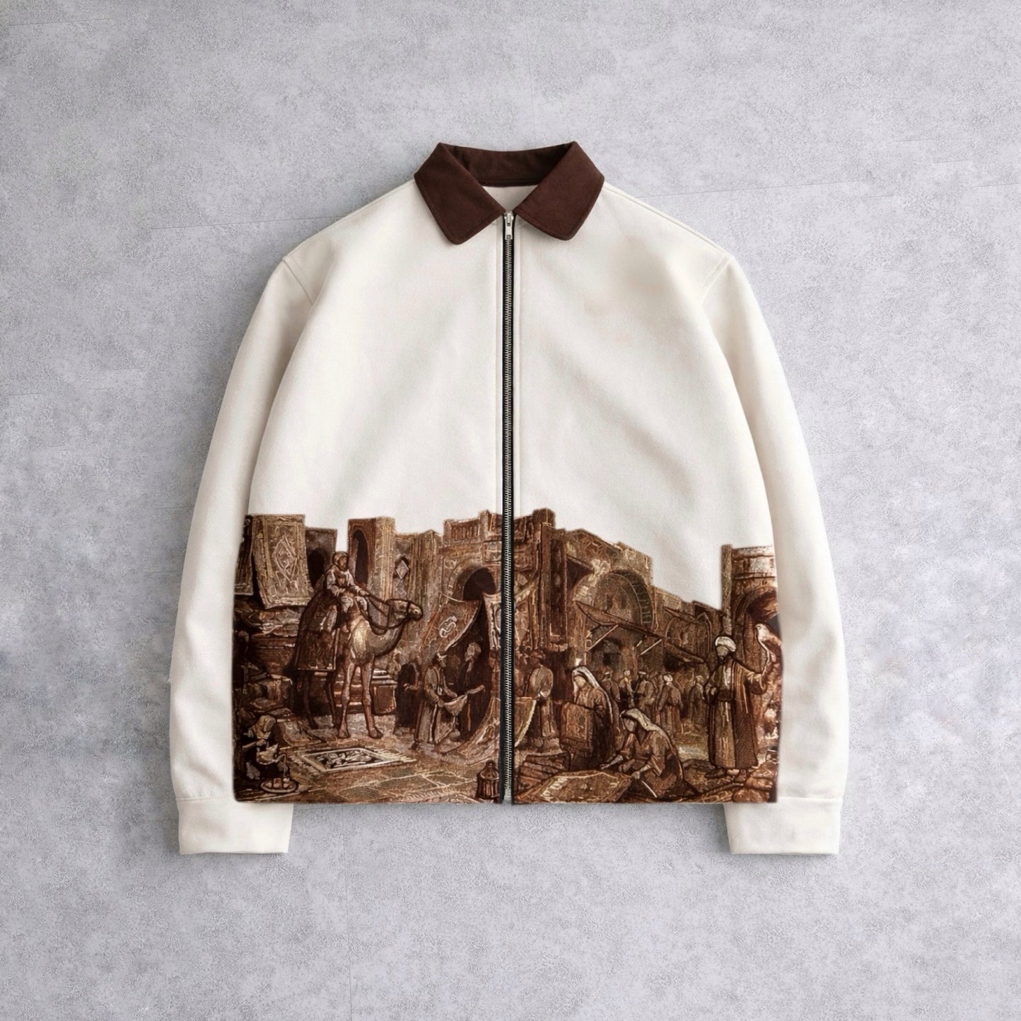 Timeless Passage – Embroidered Velvet Jacket
