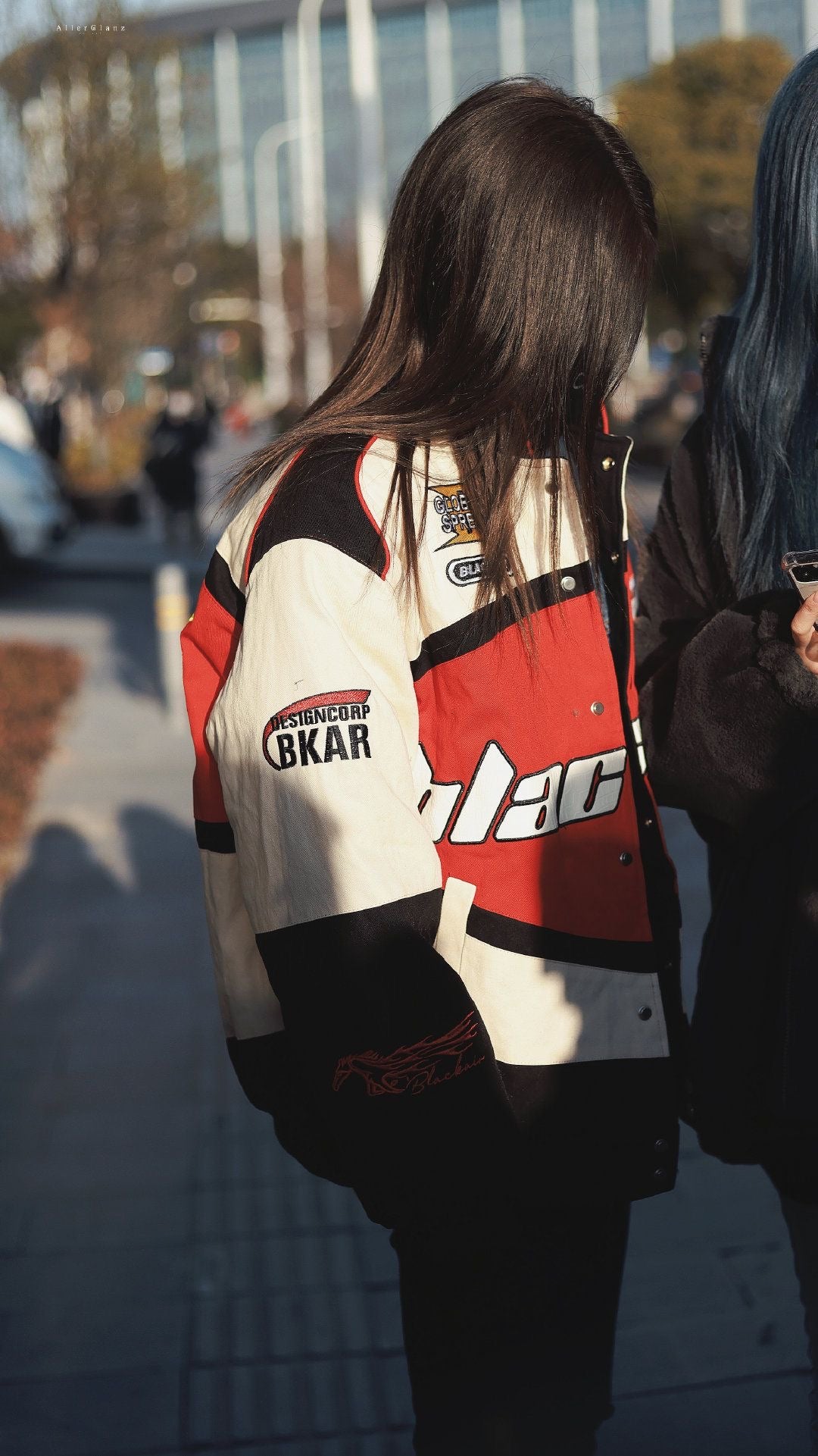 ERA Blackair Retro Racing Jacket – Red & White Vintage Edition